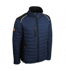 VESTE BI-MATIERE CHAUDE POLYAMIDE & RIPSTOP