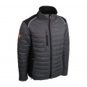 VESTE BI-MATIERE CHAUDE POLYAMIDE & RIPSTOP