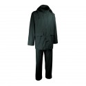 ENSEMBLE DE PLUIE SOUPLE PU VERT