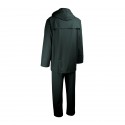 ENSEMBLE DE PLUIE SOUPLE PU VERT