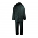 ENSEMBLE DE PLUIE SOUPLE PU VERT