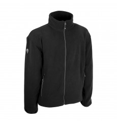 VESTE POLAIRE POLOIR NOIRE 290GM² FERMETURE A GLISSIERE NOIR