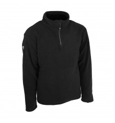 PULL POLAIRE 290 GR/M² COL ZIPPE NOIR