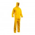 ENSEMBLE DE PLUIE PVC JAUNE